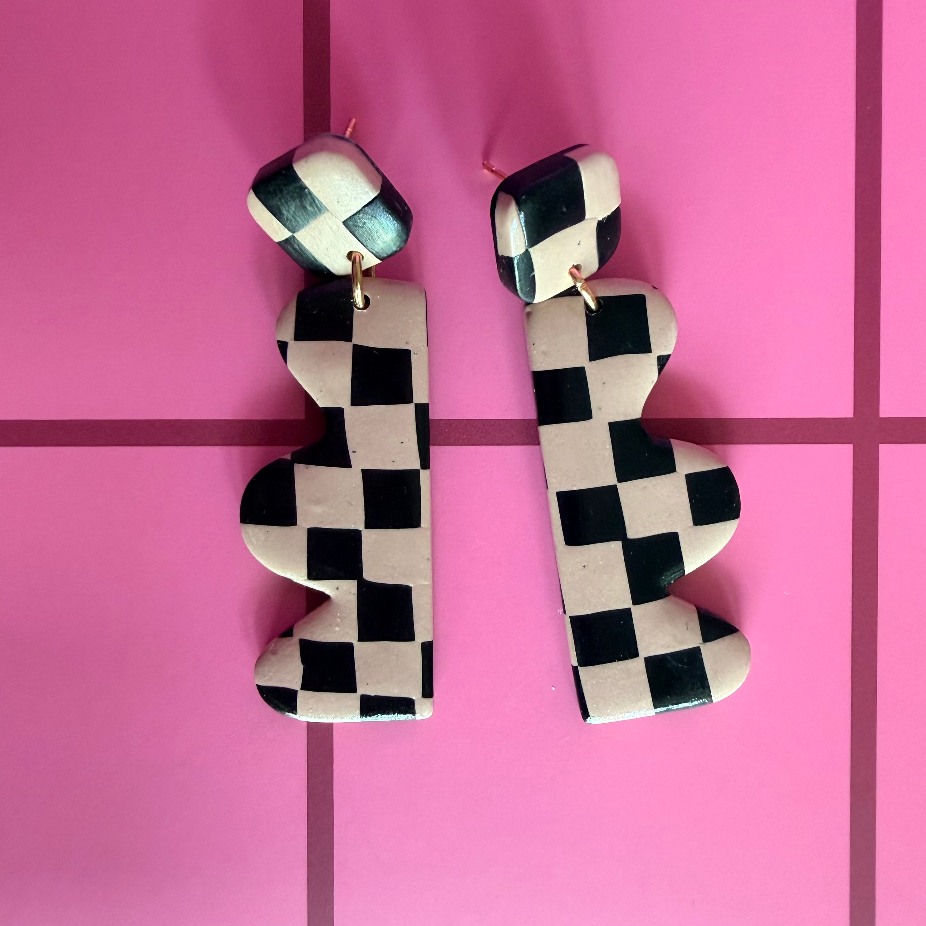 Sloane Checkered Dangles