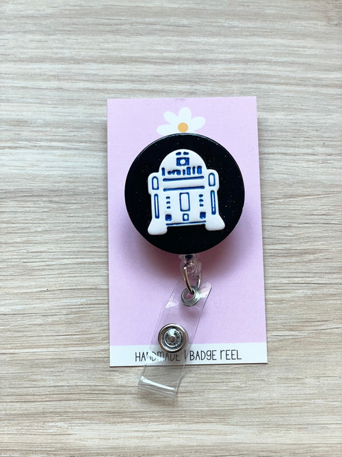 Blue Robot Badge Reel