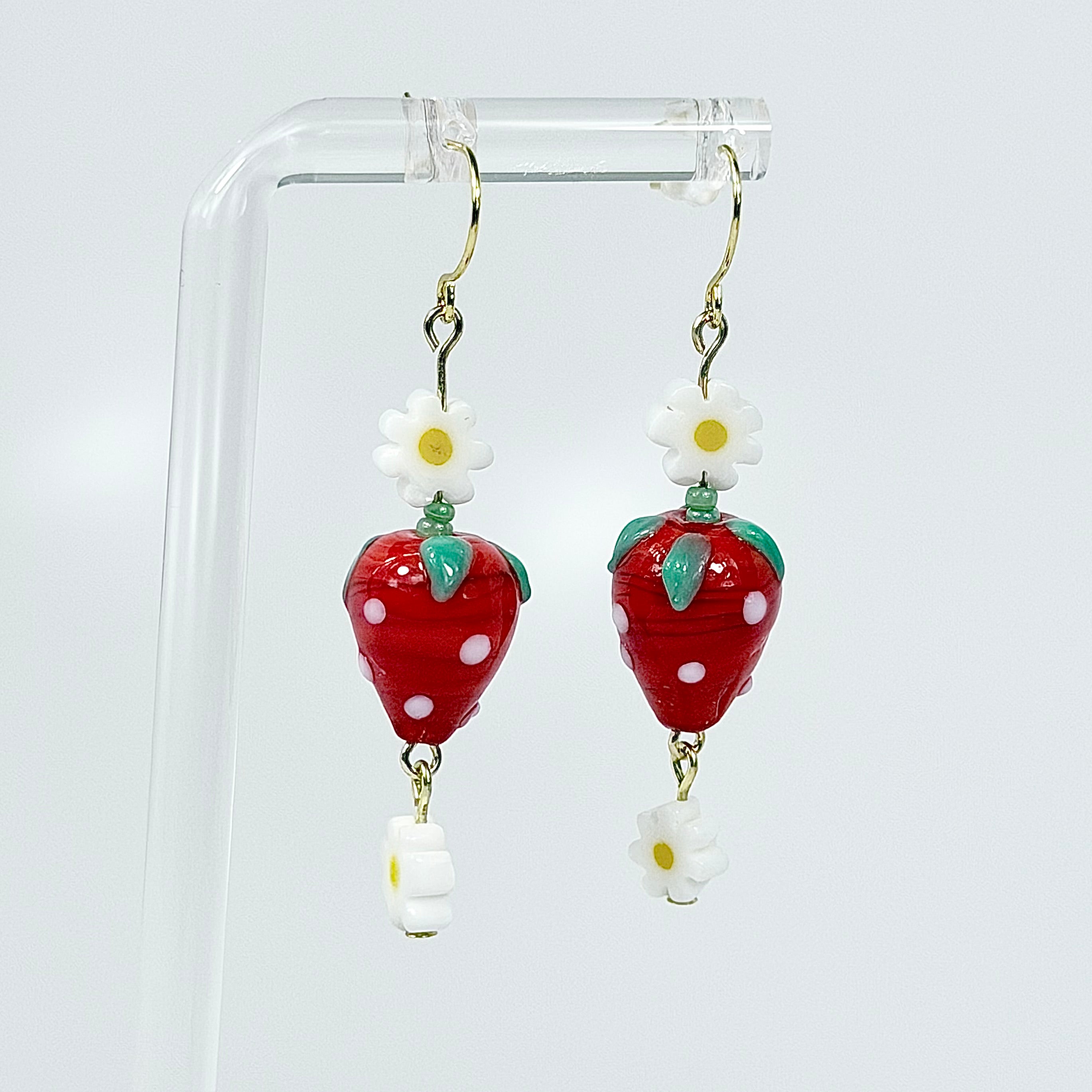 Strawberry Summer Dangles