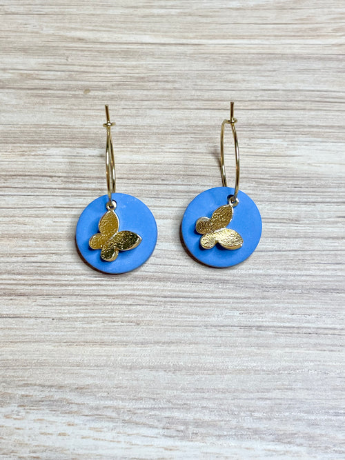 Butterfly Sky Hoops