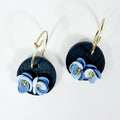 Midnight Bloom Hoops