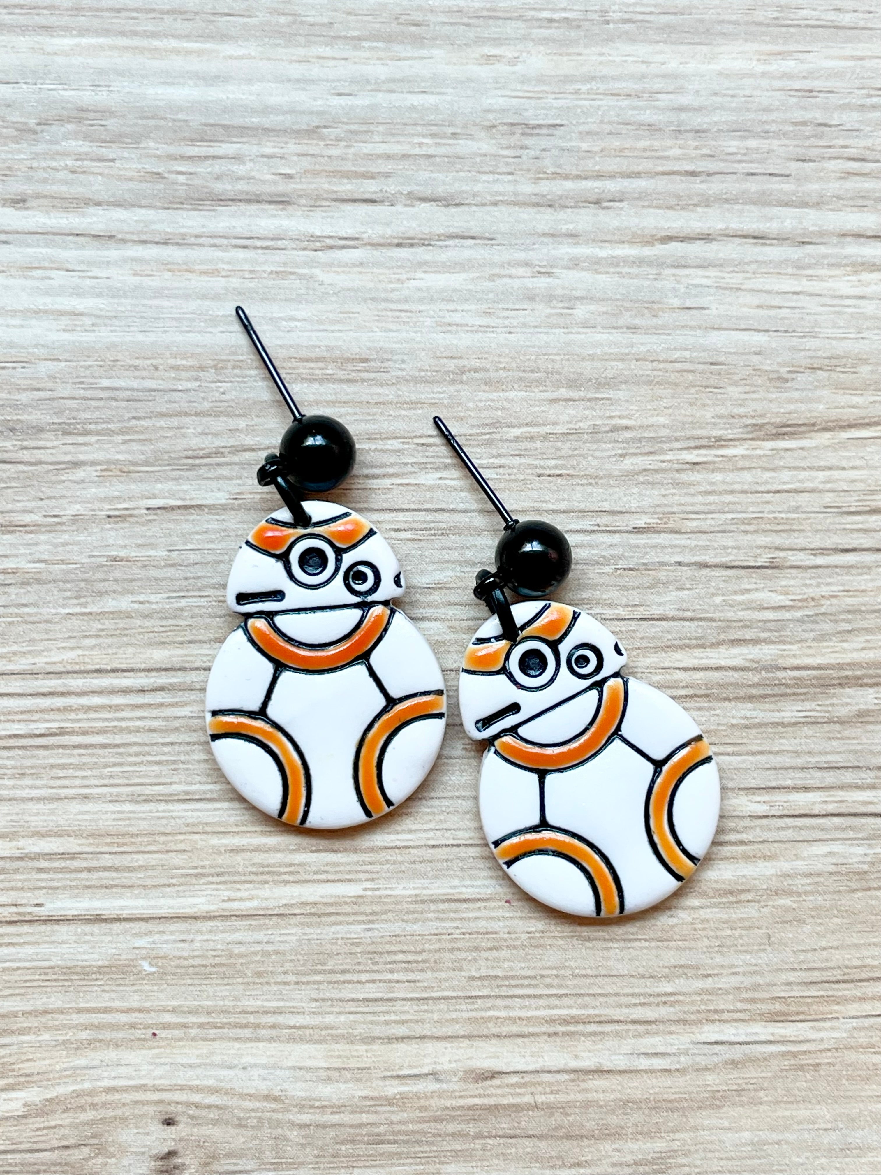 Orange Robot Dangles