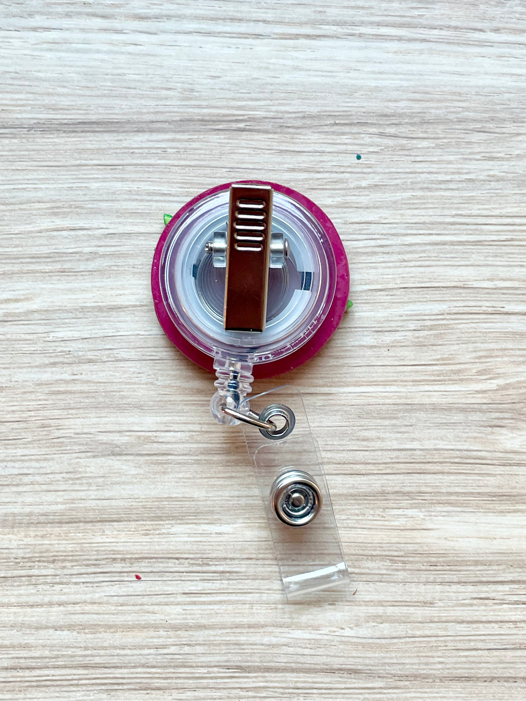 Maroon Panda Badge Reel