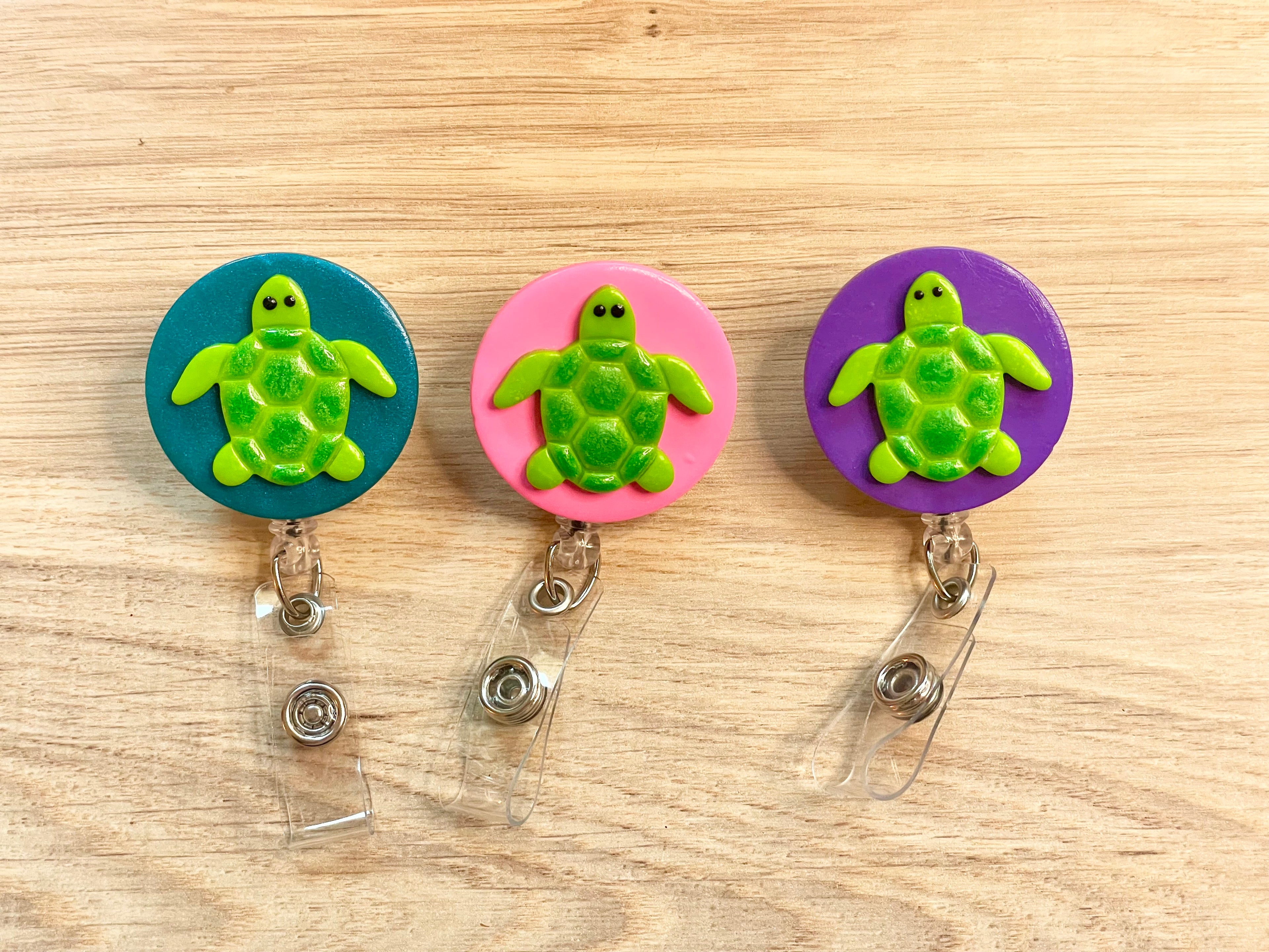 Sea Turtle Badge Reel