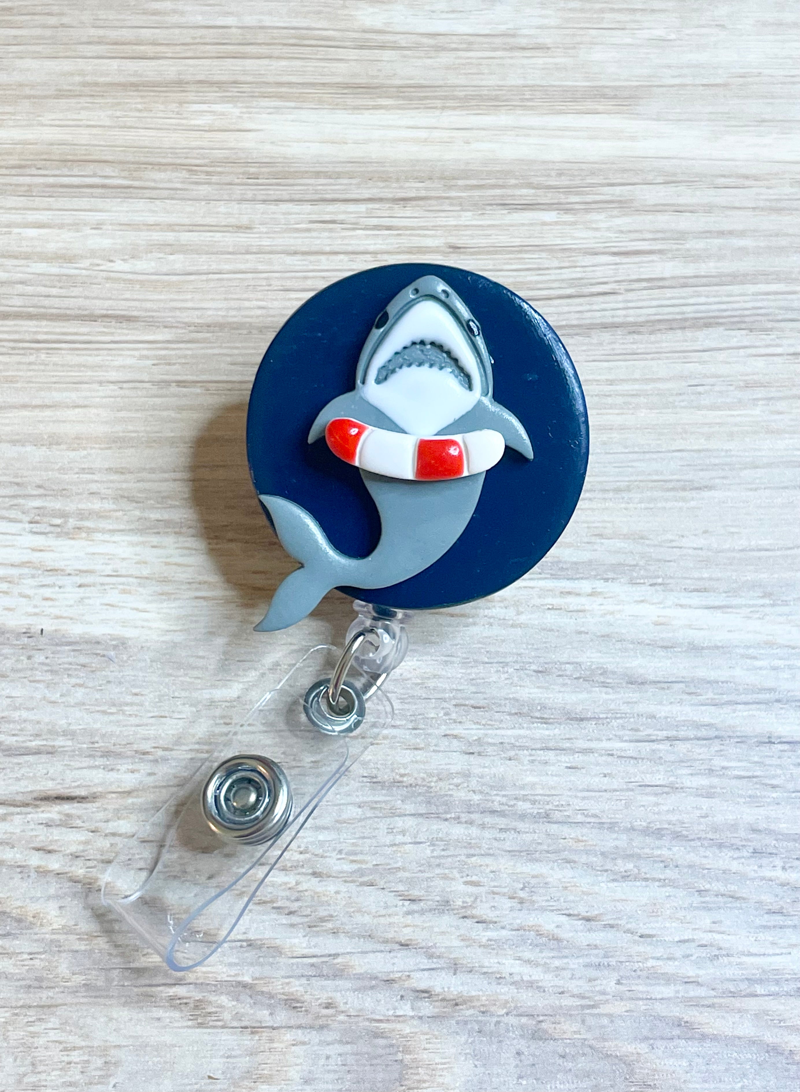 Shark Buoy Badge Reel