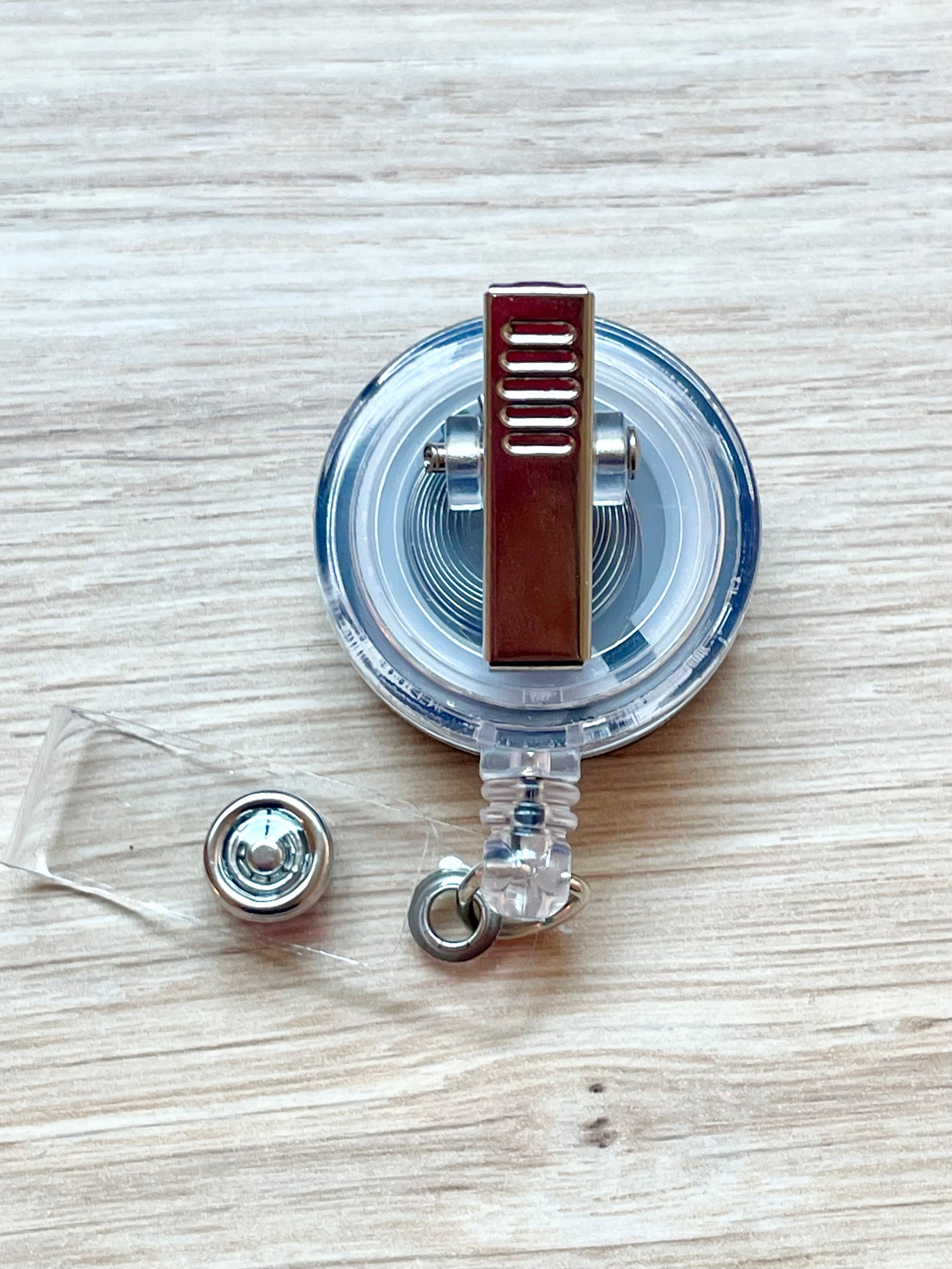 Orange Robot Badge Reel