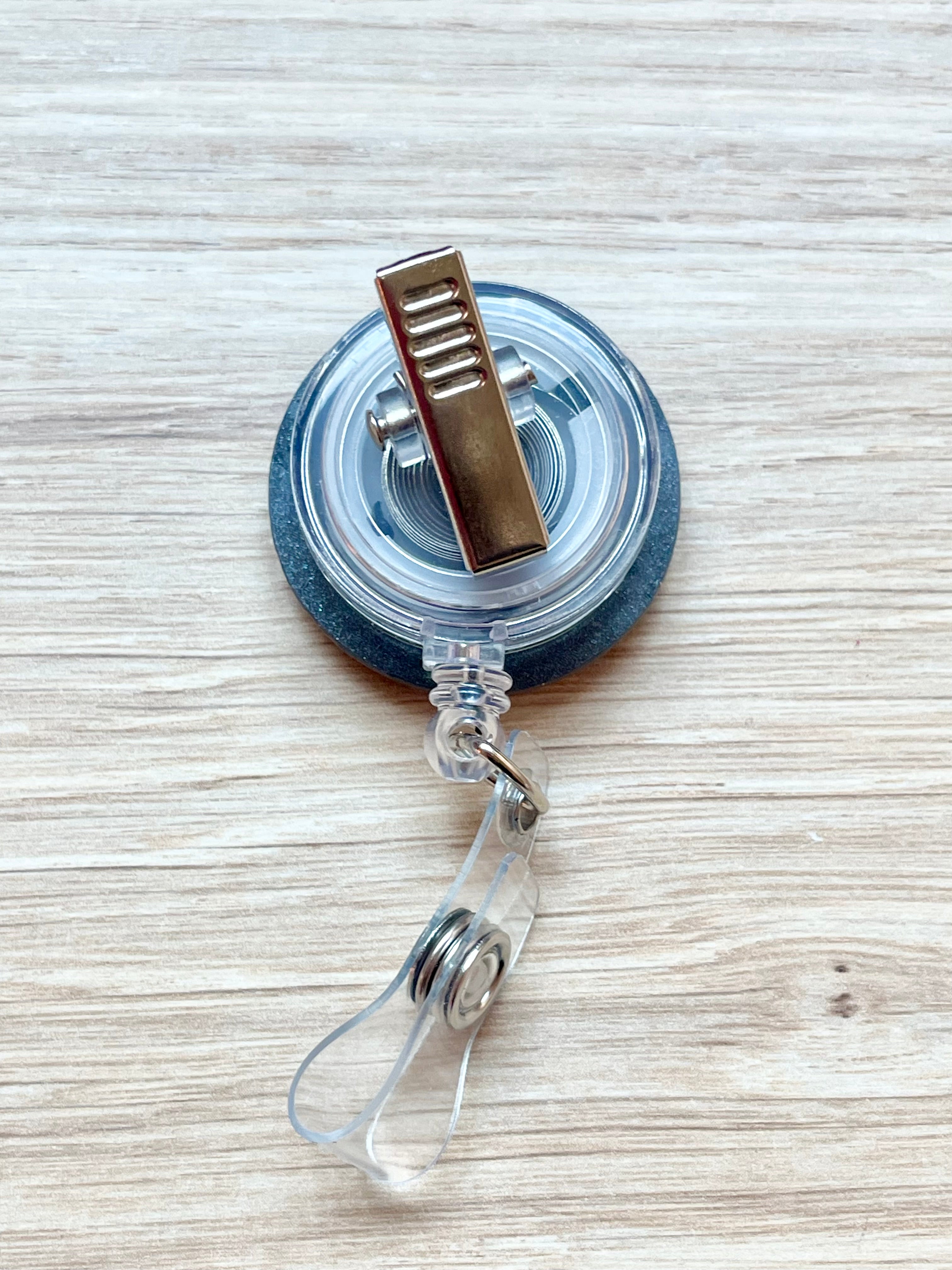 Blue Robot Badge Reel