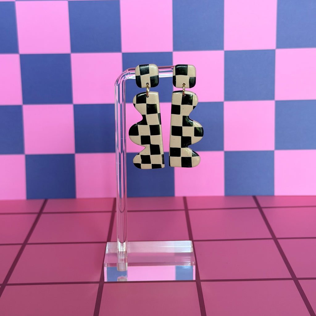 Sloane Checkered Dangles