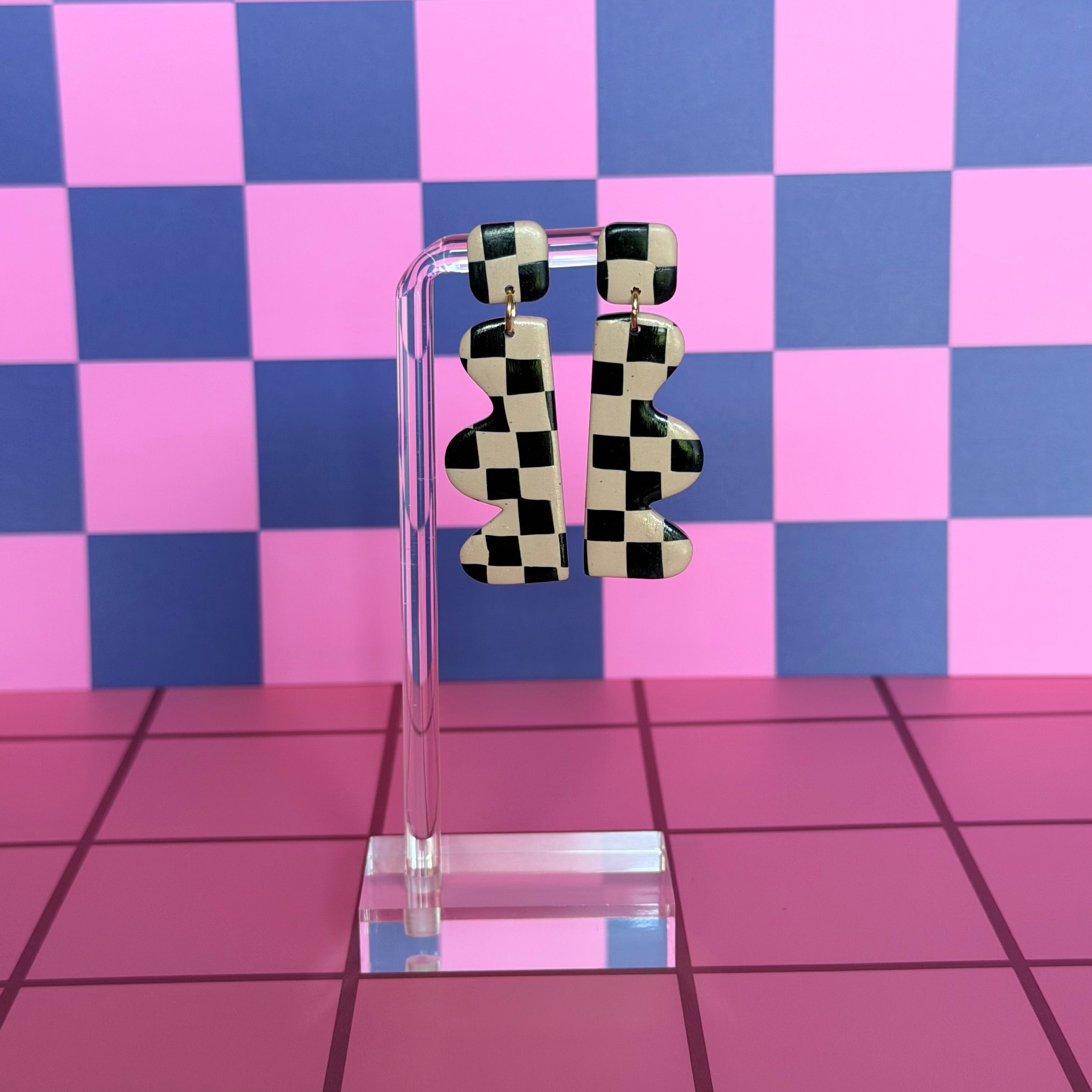 Sloane Checkered Dangles