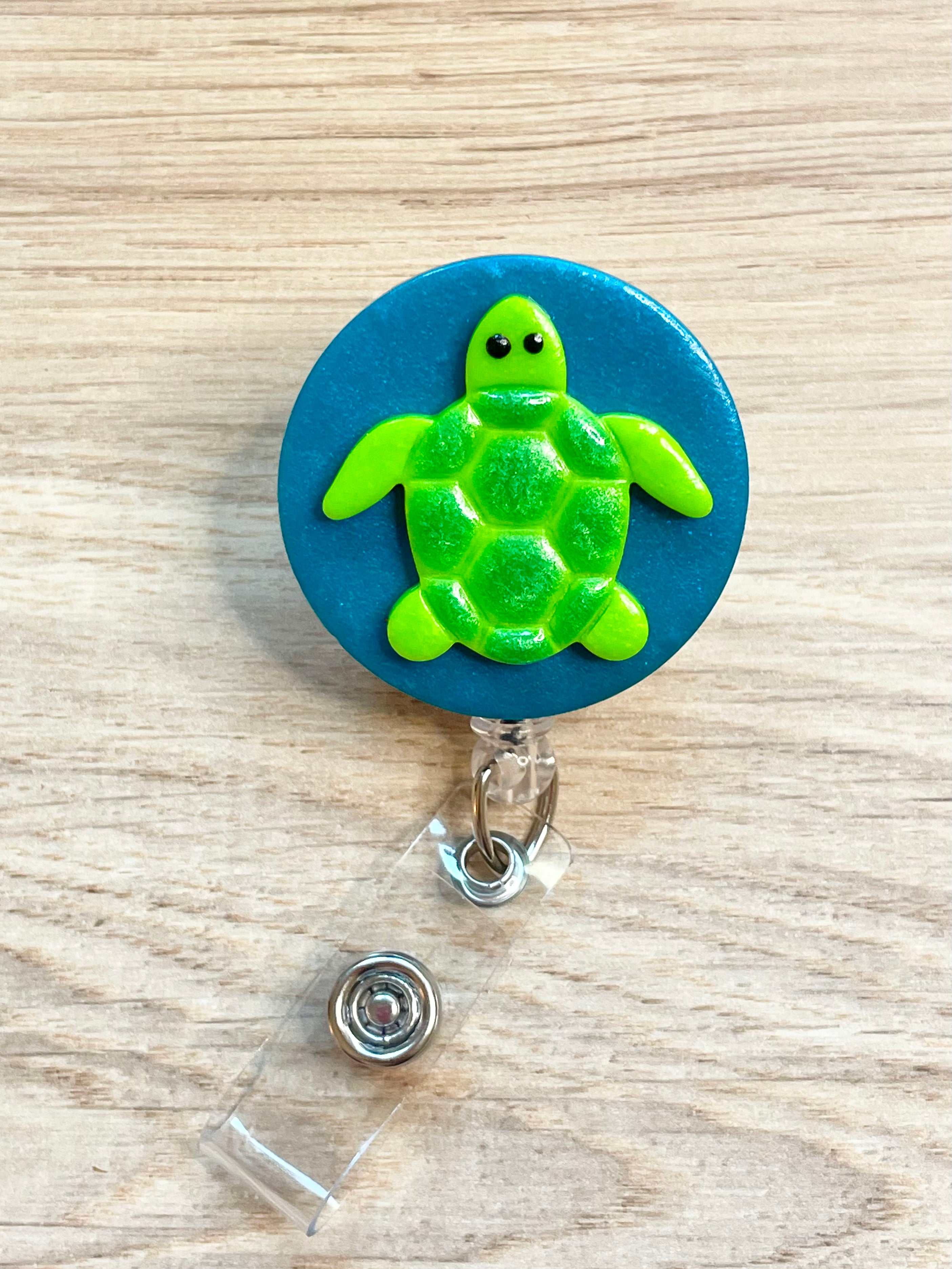 Sea Turtle Badge Reel
