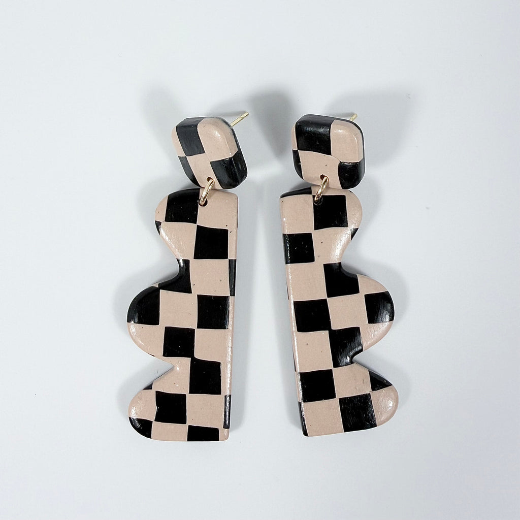 Sloane Checkered Dangles