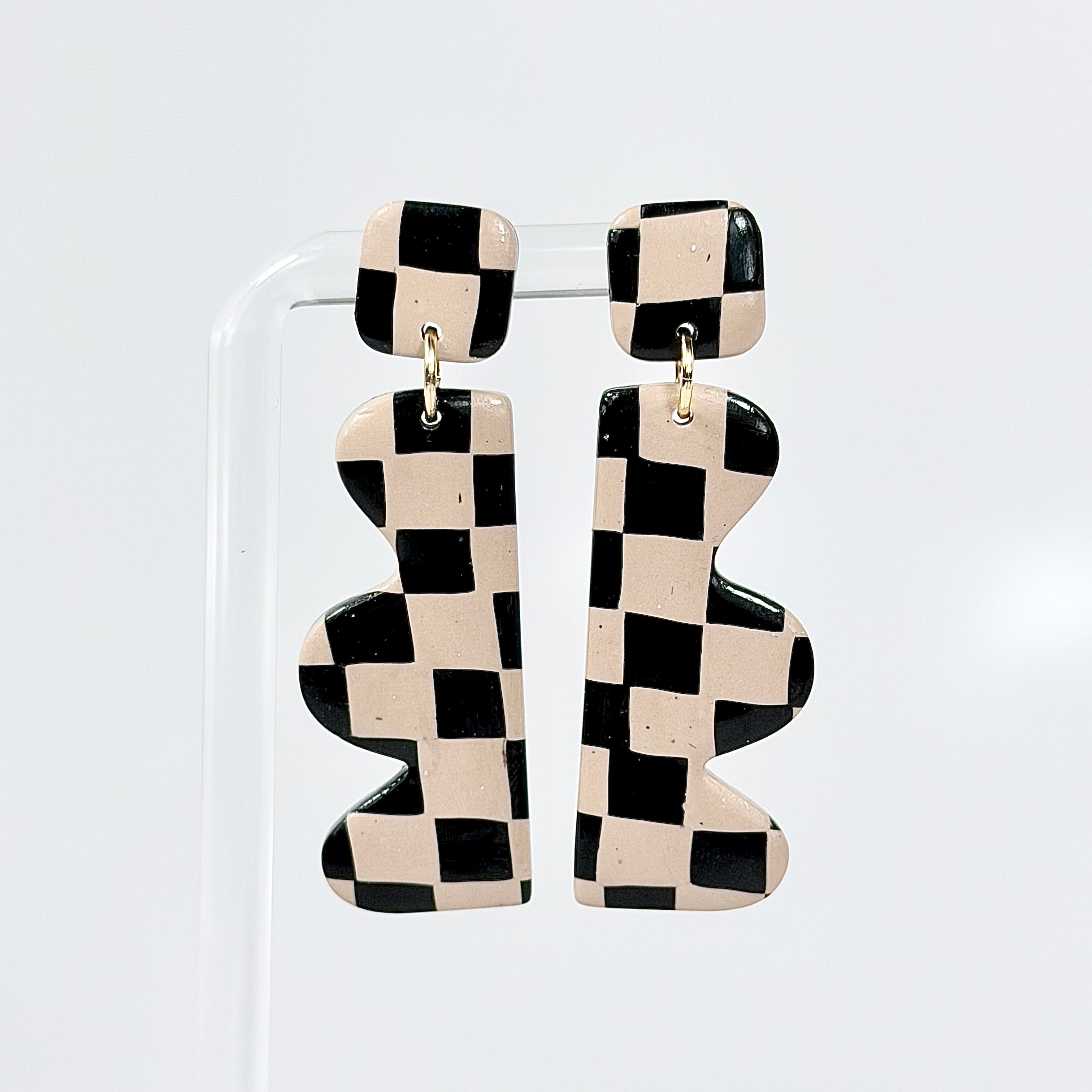 Sloane Checkered Dangles