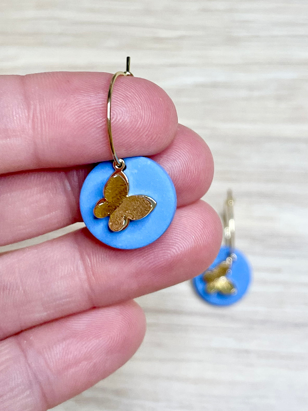 Butterfly Sky Hoops