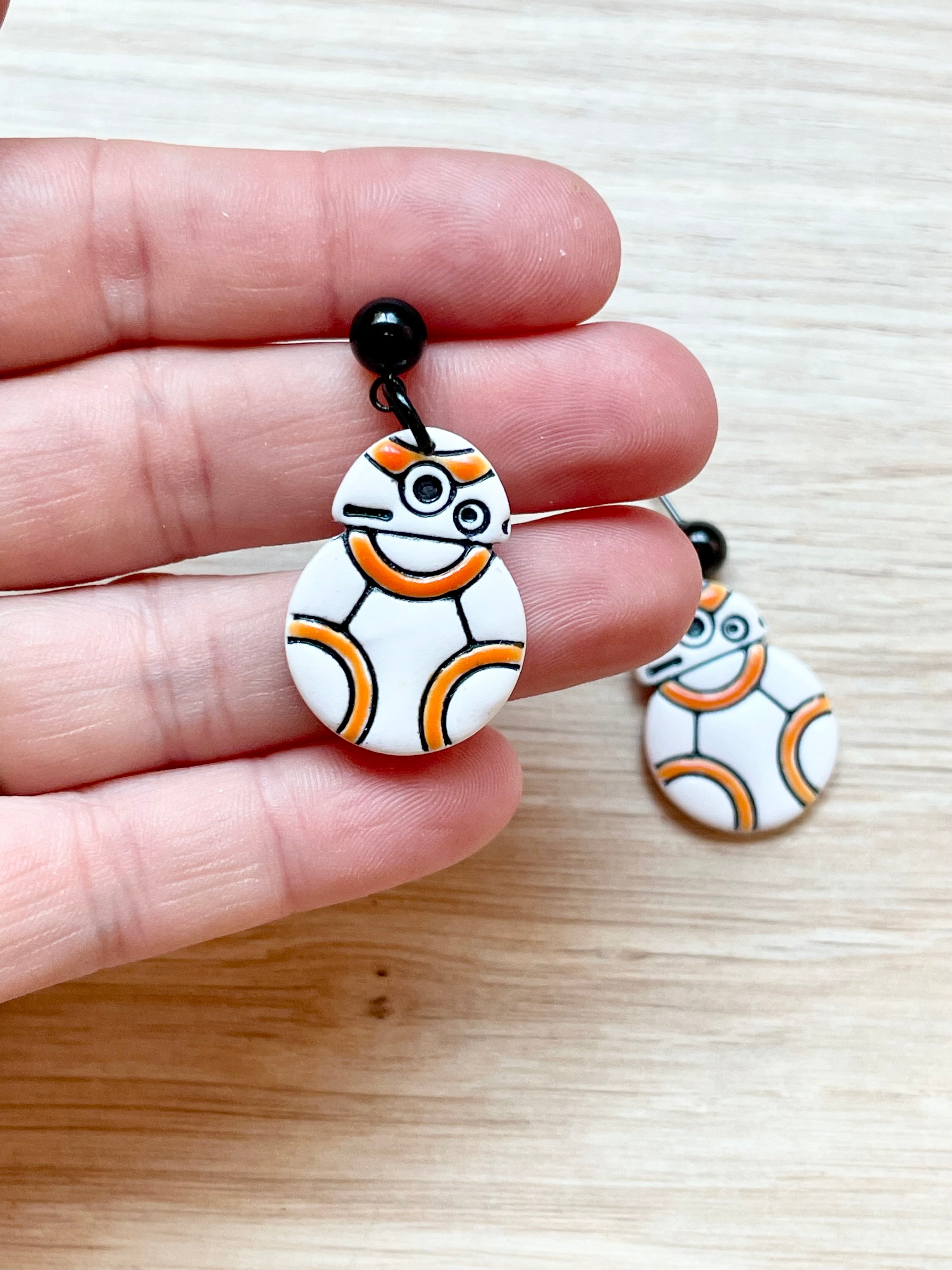 Orange Robot Dangles